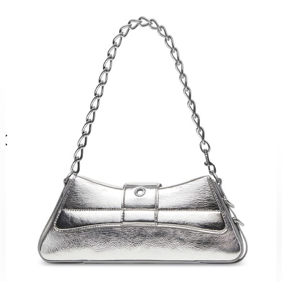 Balenciaga Lindsay small chain silver bag - Picture 2 of 9